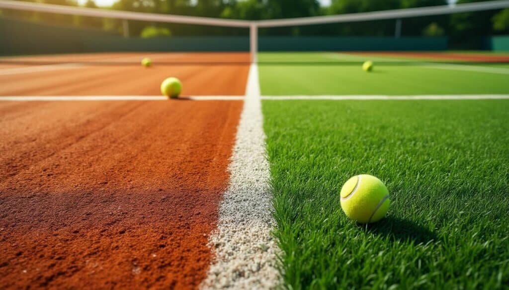 découvrez comment l'analyse détaillée des surfaces de tennis, terre battue ou gazon, permet de valider et affiner les pronostics pour améliorer vos chances de succès.