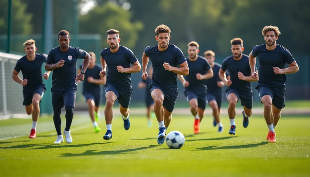 découvrez comment l’interval training peut améliorer la capacité de sprint des joueurs de football pour des performances accrues sur le terrain.